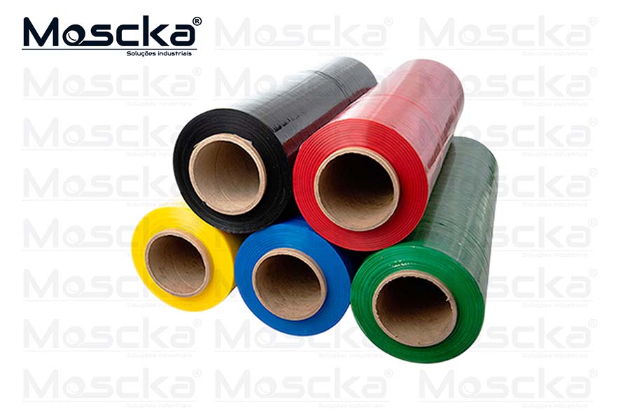 Filme stretch colorido