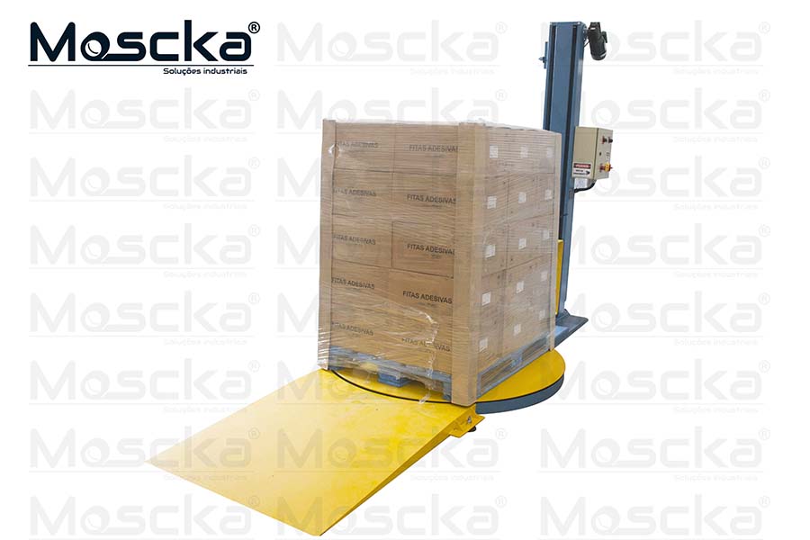 Máquina envolvedora de filme stretch